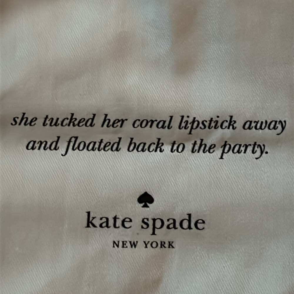 Kate Spade Dustbag 19.5” x  17.5”